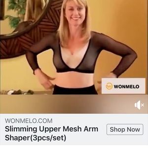 Upper arm mesh shapers, medium.